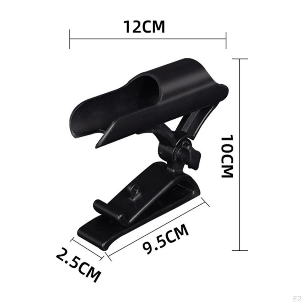 Držák prutu na kbelíky Nastavitelný pro rybaření na ledě Lehký držák na montáž skládací svorka zapnutá