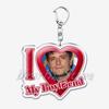 Hunger Games Popular I Love My Boyfriend Josh Hutcherson Key Chain Keychains Movie Ring for Bag Pendant Keyring Jewelry Gifts