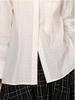 Checkered 3D Jacquard Cotton Tie-Up Shirt: Niche Long-Sleeve Jacket for Spring & Summer