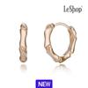 [LsSHOP] 14K Tilt Bamboo Earrings (Gold Plated)_LJ5324BRE