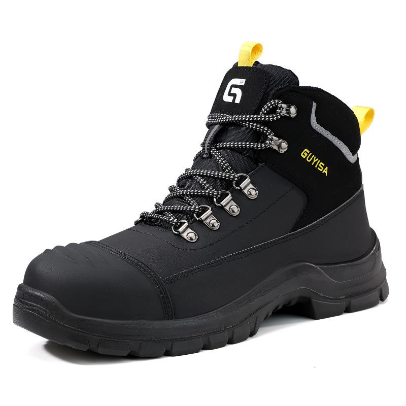 Safety Shoes Men Work Sneakers Indestructible Shoes Puncture-Proof Protective Shoe Work Boots Steel Toe Men Shoes Platform Boots