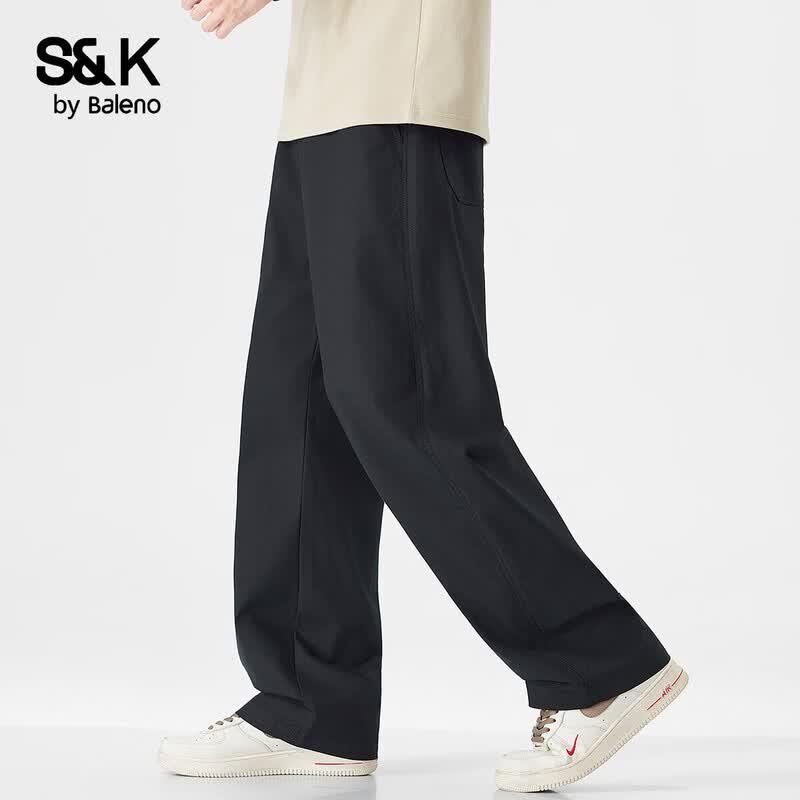 Baleno S&K Men's Straight-Leg Casual Pants