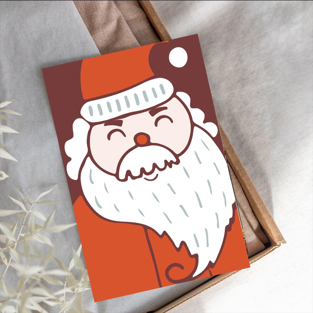 10 ST Happy Merry Christmas Klistermärke Affisch Harajuku Skateboard Tecknad Konst Bilder Kafé Vardagsrum Dekor Gemenskap Sovsal