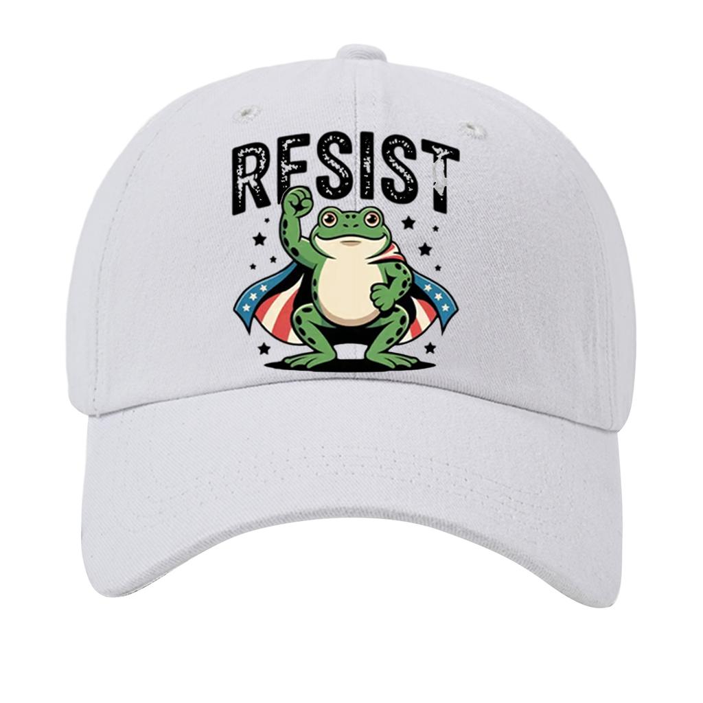 Men's Washed Cotton Baseball Cap With Printed Distressed Soft Top Denim Hat, Vintage Hat