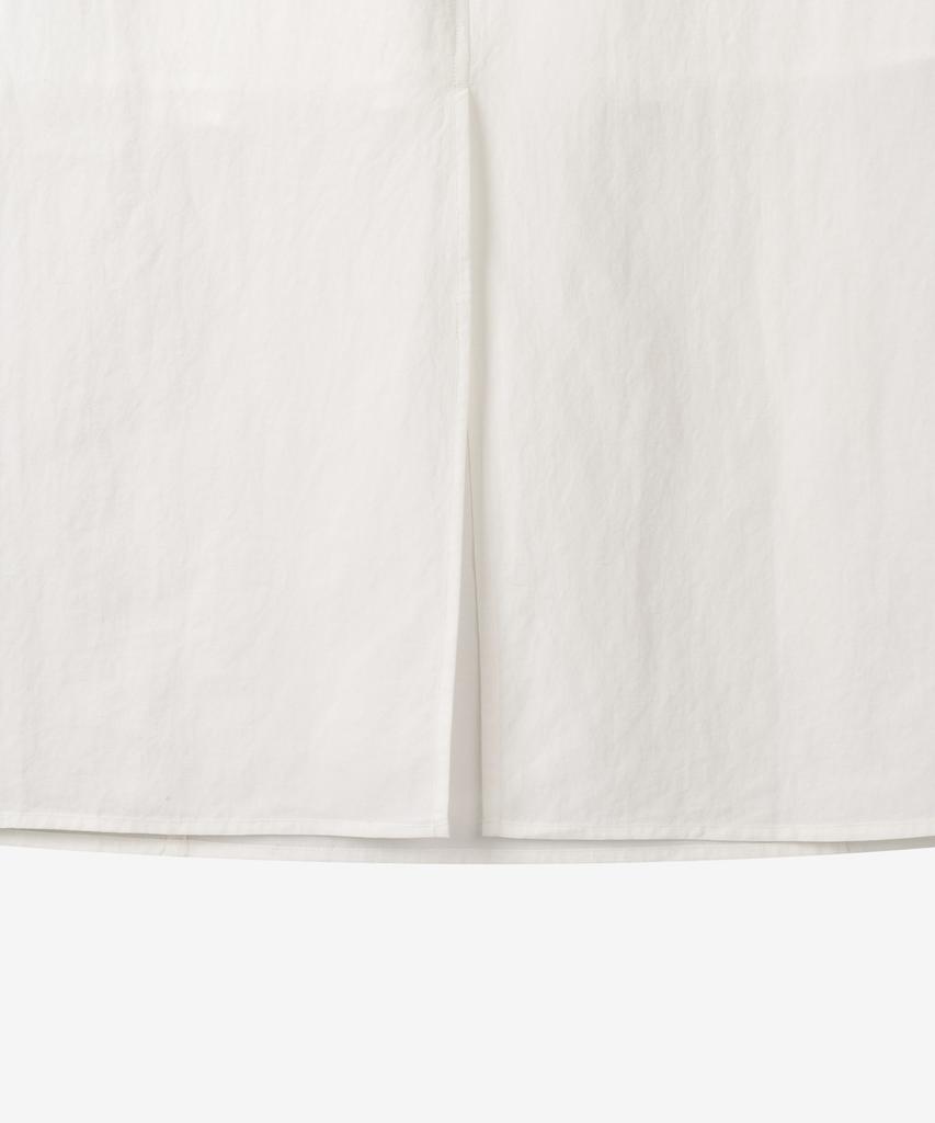 Basica Strap Banding Long Skirt (White)