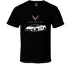 C8 White Vette Musclecar Supercar Hot Trending Gift T Shirt Unisex T-Shirt