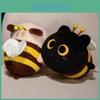 Cute Cat And Bee Plush Toy With Short Pile Fabric For Kids And Girls Gift