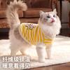 Cat lapel striped imitation mink sweater three-dimensional cartoon bipeg, warm in autumn and winter, soft and skin-friendly, go out and wear