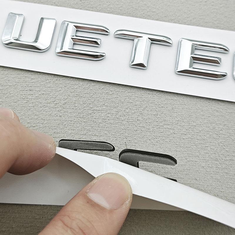For Mercedes Benz Diesel Letter Logo BLUETEC Side Fender Badge Rear Trunk Emblem Decal C E S GLE Class Auto Exterior Accessories