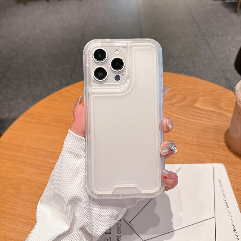 

New for IP16promax Four-corner Anti-fall Colorful 2-in-1 Skin-feeling PC+TPU High-quality Mobile Phone Case For iPhone 16 pro max