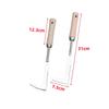 1Pc L-Shaped Gap Weeder Stainless Steel Blade Wooden Handle Garden Brick Seam Stone Seam Wall Corner Gap Manual Weeding Machine