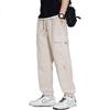 Men's Cargo Pants, Spring Loose Casual Trendy Versatile Sports Joggers, K18 Khaki M