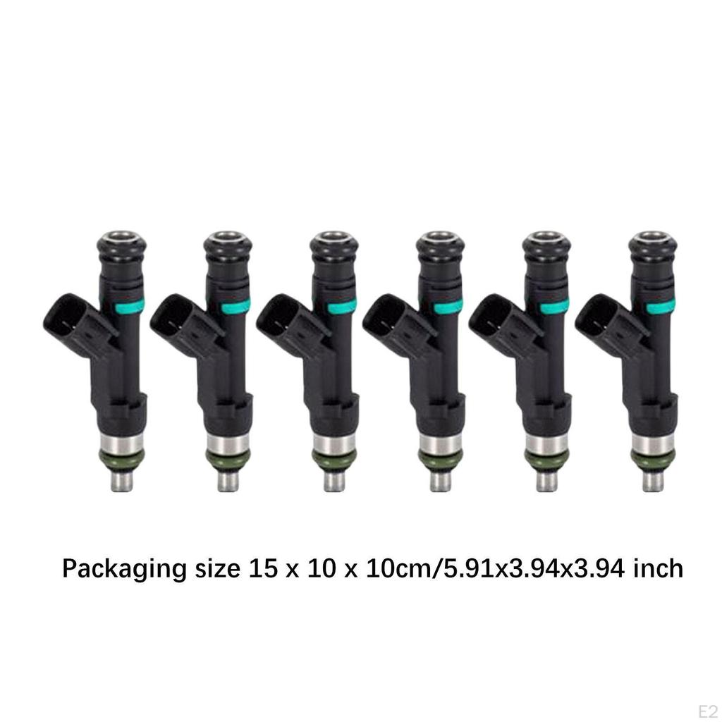 6 Pieces Fuel Injector 0280158119 for Chrysler Town & Country 2008-2010