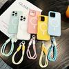 Luxury Candy Color With Lanyard For Magsafe Case for 17 16 15 14 12 11 13 Pro Max Plus Air Wireless Charge Magnetic Cover