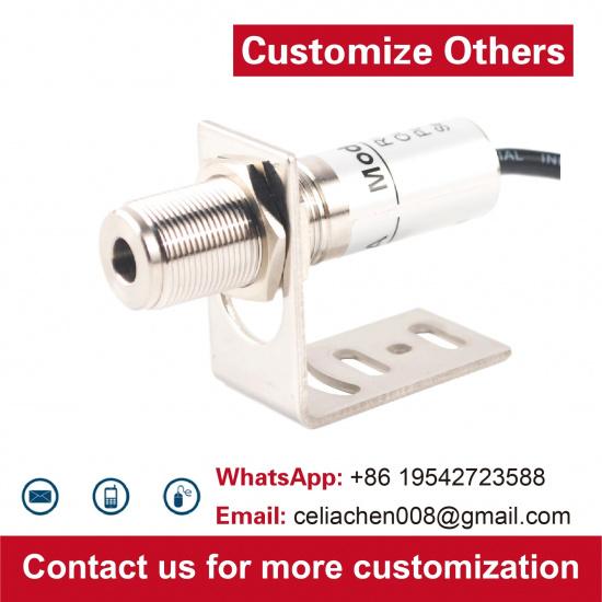 Compact Non-Contact Infrared Temperature Sensor 0-600°C 4-20mA/0-10V/0-5V RS485 Output Industrial Fixed Mount