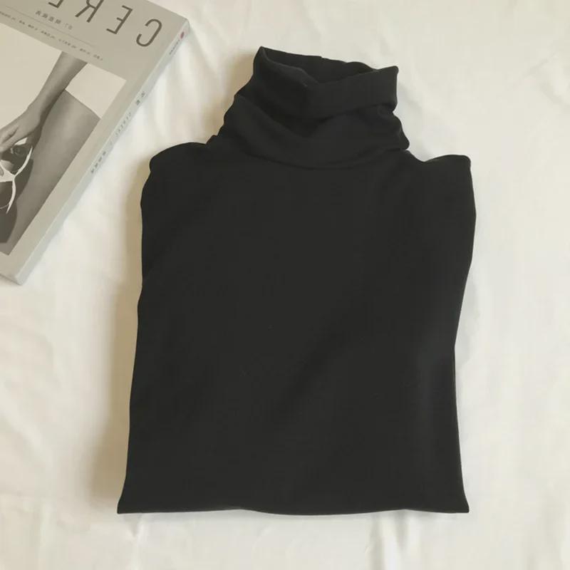 Women's Slim Fit German Velvet Turtleneck Long-Sleeve Shirt - 2024 Autumn/Winter Fashion