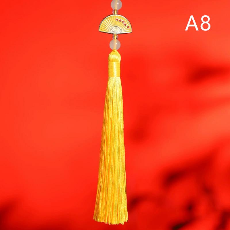 5Pcs Fan Tassels Bookmark Tassels Silky Handmade Soft Craft Tassels With Loops For Diy Crafts Jewelry Making Party Decor