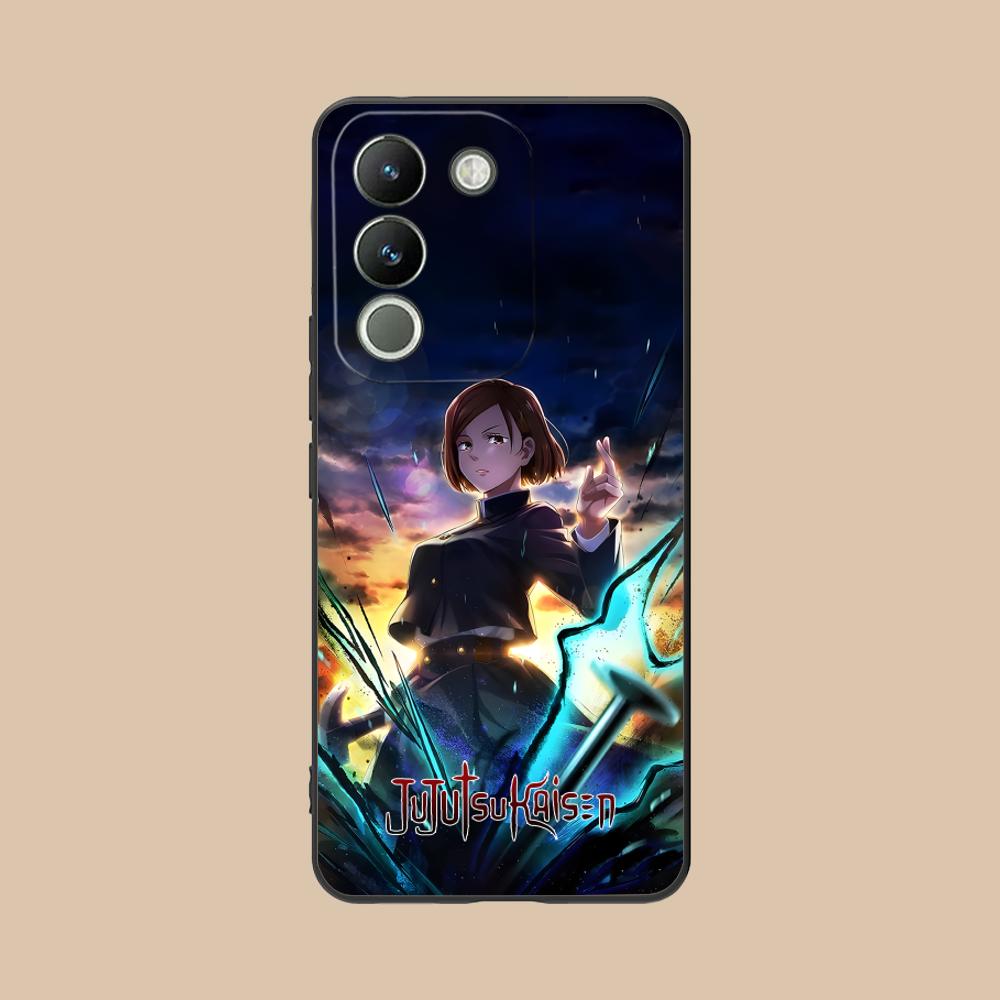 Jujutsu Kaisen Nobara Mobile Phone Case for VIVO V60 V50 V40 V30 V29 V27 V25 V23 Pro Lite 5G Colorful Printing Cover Smartphone