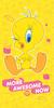 Quick-drying TOWEL LARGE 70x140 Looney Tunes TWEETY BEACH Pool D085i