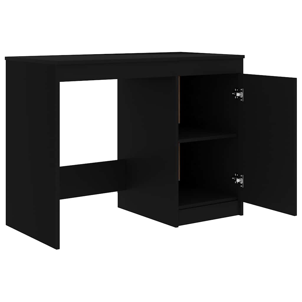 Desk Black 100x50x76 Cm Particleboard