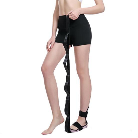 Fitness Yoga Stretching Band with 7 Bows Yoga Stretch Strap Highly Elastic Gymnastics Strap with Tie Down Straps Exercise Loop for Stretching