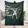 Messi 185 Blanket Ultra-Soft Great for Office Sofa Office Chair for All Seasons Stylish Decor Best Holiday Gift for Friends Family