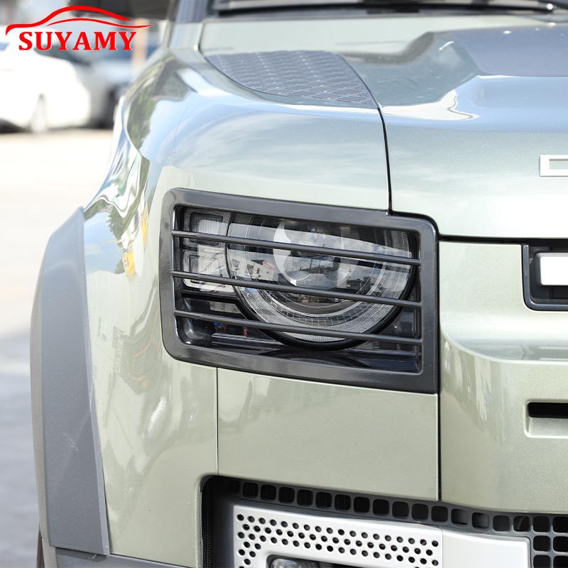 For Land Rover Defender 2020-2026 Stainless Steel Headlight Protection Net Cover Exterior Decoration Modification Accessories