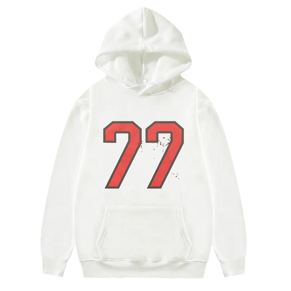 

I Barely Know Her 77 Hoodie Sombr merch Hip Hop Style Graphic Top Men Casual Sweatshirts Long Sleeve Pullovers Unisex Streetwear XL