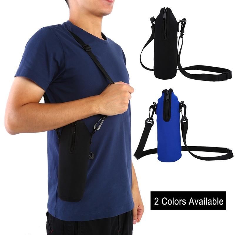 Outdoor Sports Water Bottle Thermal Holder Bag Scald-Proof Case Cover Sleeve 1L