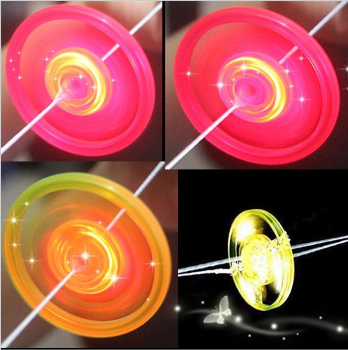 Luminous Pull String Flywheel Toy - Flashing Fitness Gift for Kids Other Luminous Toy