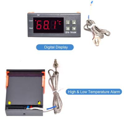 ZFX-7016K 30A Digitaler Temperaturregler Intelligenter hochpräziser Temperaturregelungsthermostat für