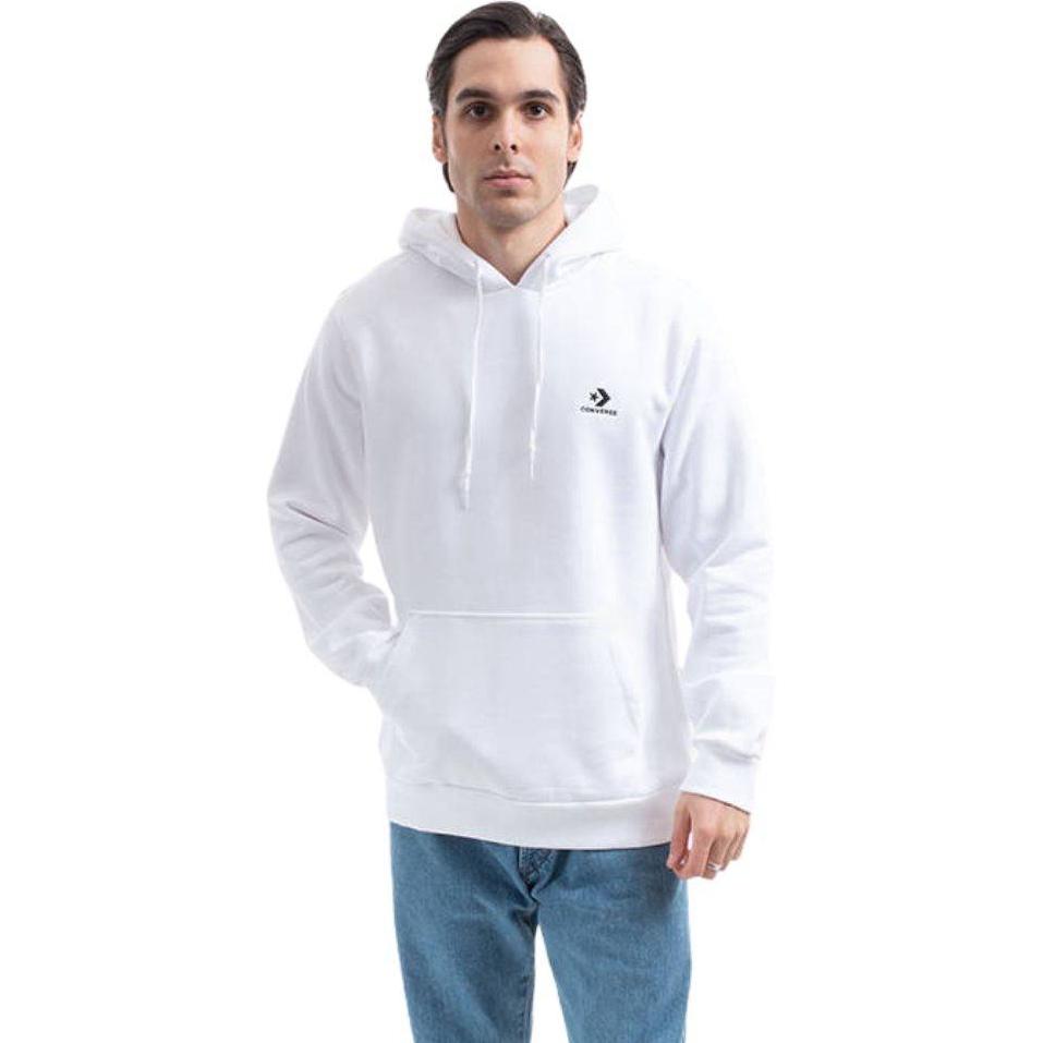 Converse Embroidered Star Chevron Sweatshirt Men's White 10019923-A26