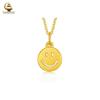Pure Gold Slim Waist Abacus Pendant Necklace - Promotional Gift Style