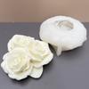 Neues DIY Große Rose kombinierte Blume Kerze Silikonform Pfingstrose Blume Aromatherapie Kerzenform Rose Harzform Gipsformen