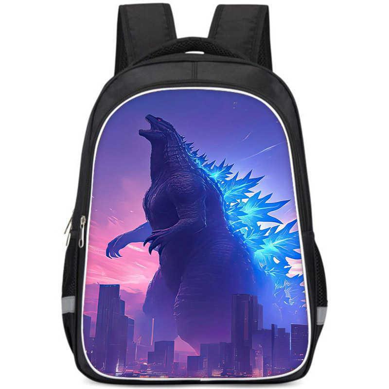 Large Capacity Lightweight 3d Godzilla Backpack For Kids Perfect For School