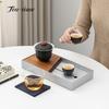 Chinese Tea Set 1 Pot 2 Tea Cups Set Pitcher Cover Bowl Ceramic Travel Outdoor Portable Supplies Cup Porcelain Tool Maker Pair