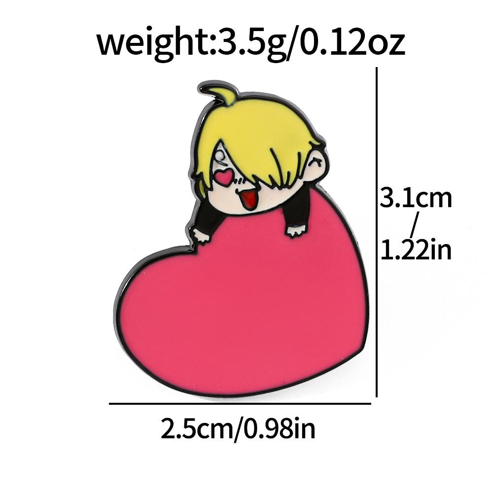 Японское Аниме ONE PIECE Металлическая Значок Луффи Чоппер Персонаж Сплав Капельный Брошь Pin