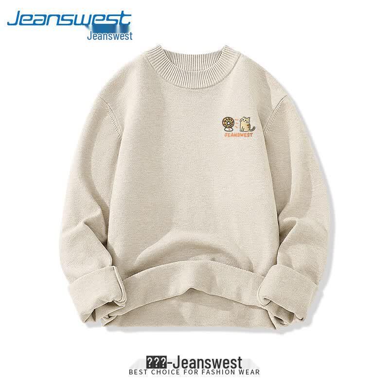 Jeanswest Men's Half-High Collar Knitted Pullover