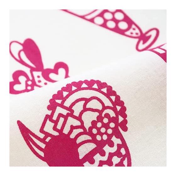 Someno Anbo Tenugui "Sweets Samai Pink" Hand-dyed 100% Cotton Tokuoka Made in Japan 35cm x 100cm