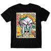 MF DOOM Rapper Grafik T-Shirt Unisex Herren Damen Hip Hop Mode Übergröße Top Lässig Kurzarm Streetwear Klassisches T-Shirt übergroß