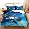 Anime DRAMAtical Murder Game Bedding Set Printed Bed Set Duvet Cover Sheet Pillowcase Bed Soft Quilt Cover Full Queen King Size