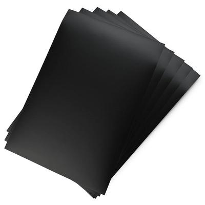 Cutting Sheet, Matte Black, 5-pack, Approximately A4 Size (approx. 21cm X 30cm).