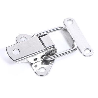 Stainless Steel 304 Toolbox Locking Latch Hasps Metal Toggle Catch Clasp Box Loaded Hinges Furniture Hardware Accessories