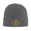 Gorros Chi Rho ICXC NIKA, gorros casuales unisex para mujer, gorro deportivo unisex para exteriores, gorro de punto para otoño, gorro tipo turbante personalizado.