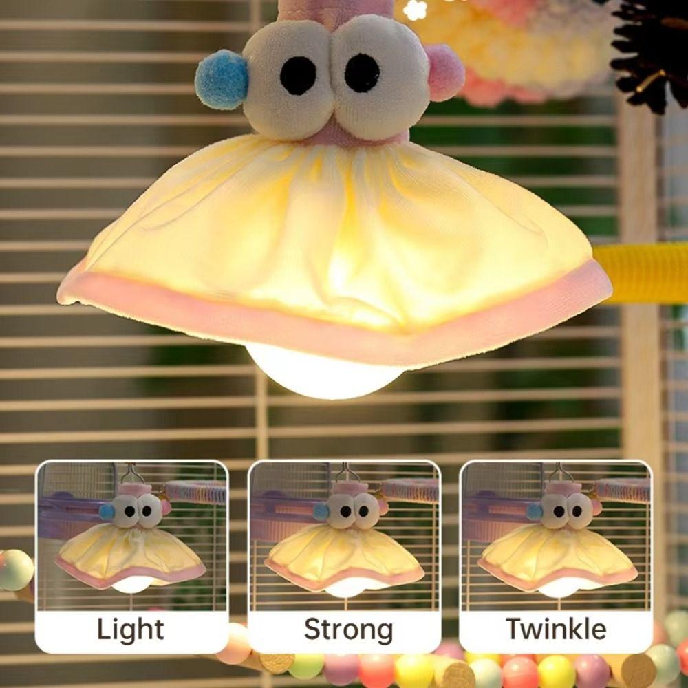 Cartoon Big Eyes Design Dopamine Bedside Lamp Eye Protection Parrot Atmosphere Light  Gift Giving