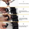 Heavy Duty 5/8 And 1/2 Inch Trailer Hitch Receiver Lock With 360 Degree Rotating Lock Head For Trucks Motorhome Campers