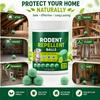 Rodent Repellent Balls Natural Mint Lime Scent 30 Pieces Long Lasting Protection Safe for Home Environment Plant Based Formula