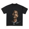 Pop Culture Vintage Graphic TShirt Collection American Rap Basketball Streetwear HipHop Y2K Premium Qua Men Clothing Short