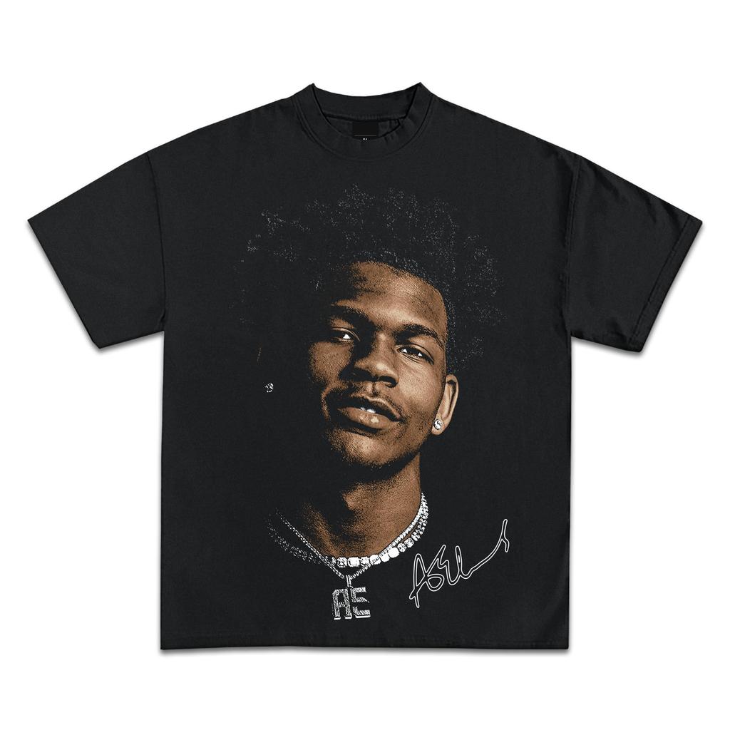Pop Culture Vintage Graphic TShirt Collection American Rap Basketball Streetwear HipHop Y2K Premium Qua Men Clothing Short
