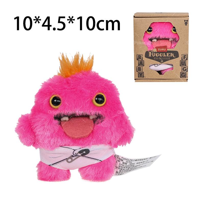 Hot Fuggler Teeth Monster Plush Doll Little Monsters Baby Series Funk Teeth Treasure Ugly Monster Collectible Toys Holiday Gifts